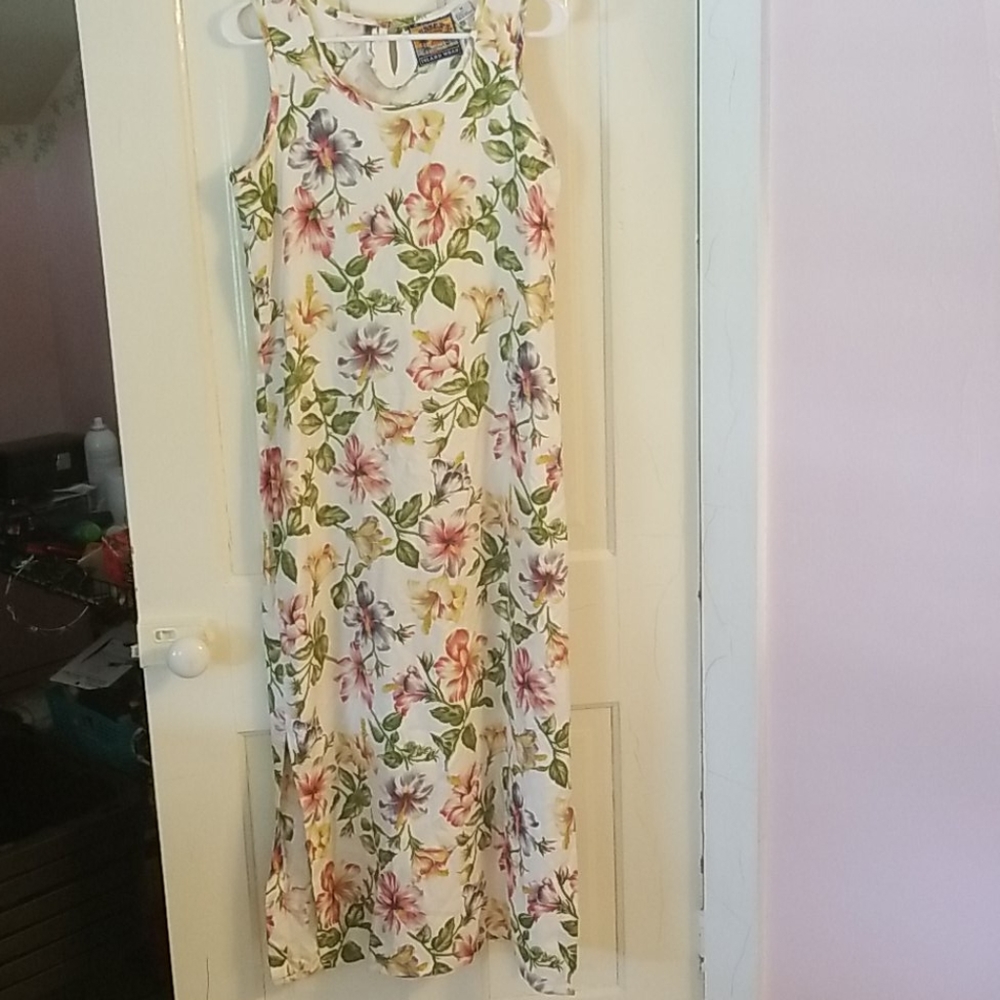 Pusser's west indies island wear silk dress